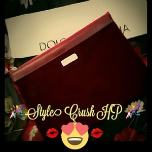 Dolce & Gabbana Velvet Clutch